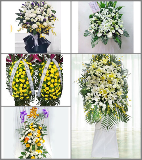 福建泉州德化县水口镇上湖村白事花篮预定